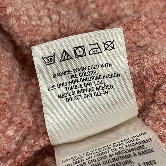 Anthropologie Postmark Maurisa Cowlneck Waffle Knit Top - Pink - Small - Picture 12 of 16